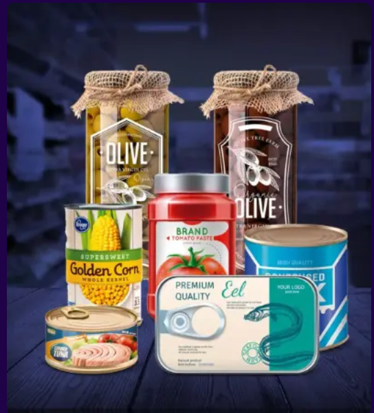 Food industry labels