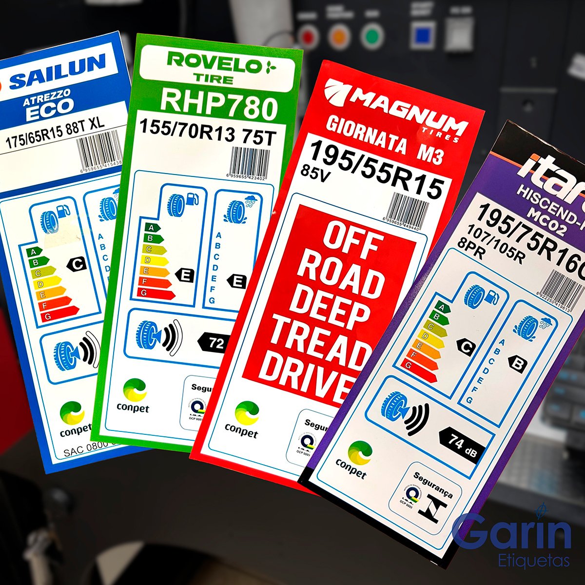 Etiquetas para Automotriz