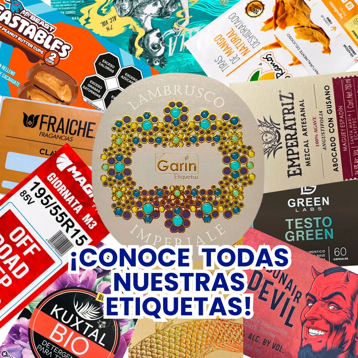 Etiquetas impresas en digital por Garín
