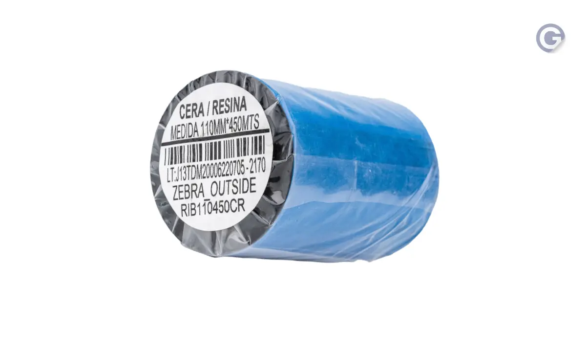 Ribbon de cera para transferencia térmica en papel