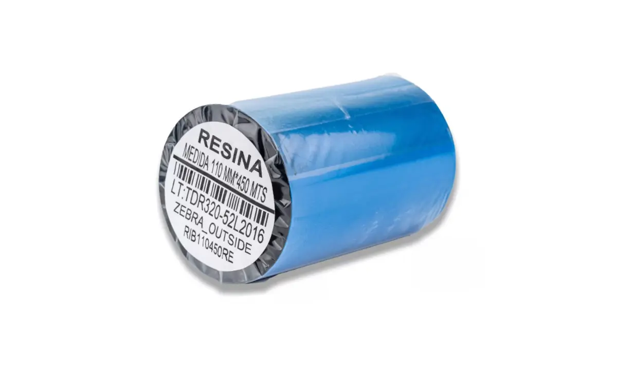 Ribbon de resina transferencia térmica para BOPP y poliéster