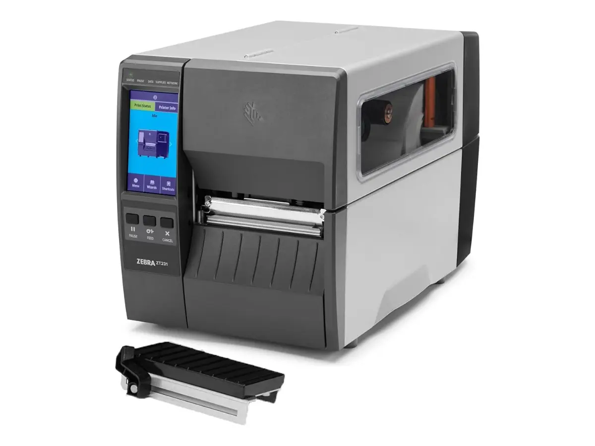 Impresora industrial Zebra ZT231 de entrada para uso continuo