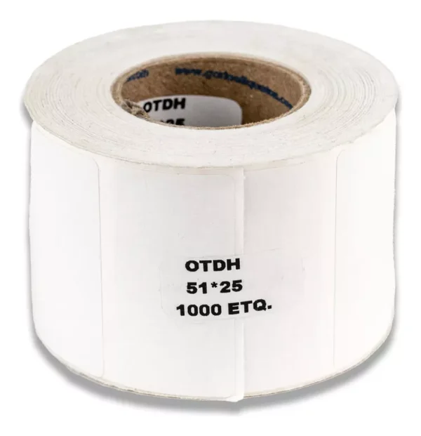 Pack 18 Rollos Etiqueta Térmica 1000pz 51x25mm Garin