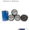Pack 5 Ribbon Cera-resina 102mm X 300mts Outside Garin - Imagen 2