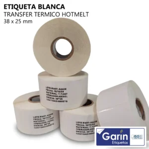 Etiquetas Transfer 38x25mm Pack 5 / 5,000 pzs