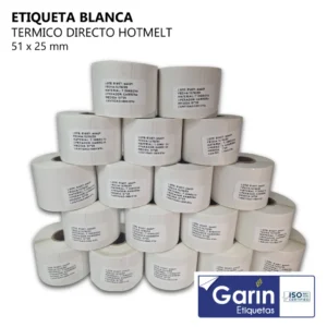 Etiquetas 2x1 Pulgada Pack 18 — 18,000 pzs