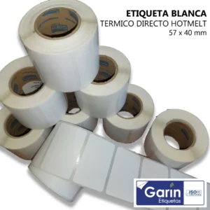 Etiquetas Báscula 57x40mm — Pack 10 / 10,000 pzs