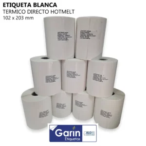 Etiquetas Térmicas 4x6 | Pack 9 / 1,800 pzs