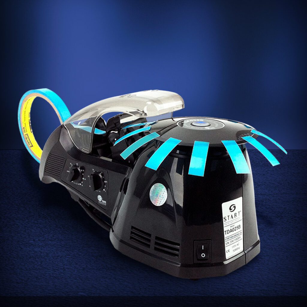 Despachador de cinta electrico de carrusel