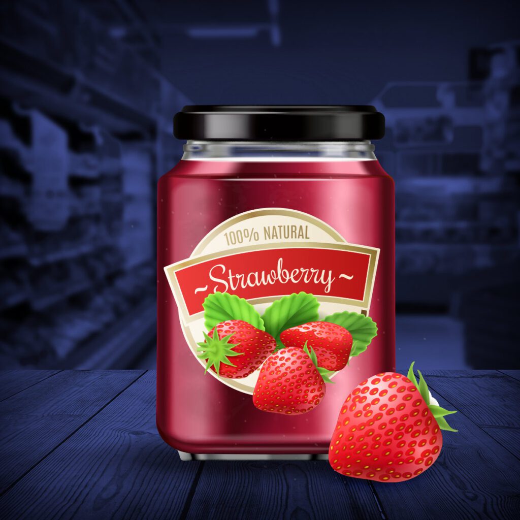 alimentos etiquetas de mermeladas