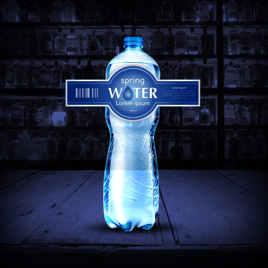 bebidas etiquetas para botellas de agua Etiquetas para botellas de agua