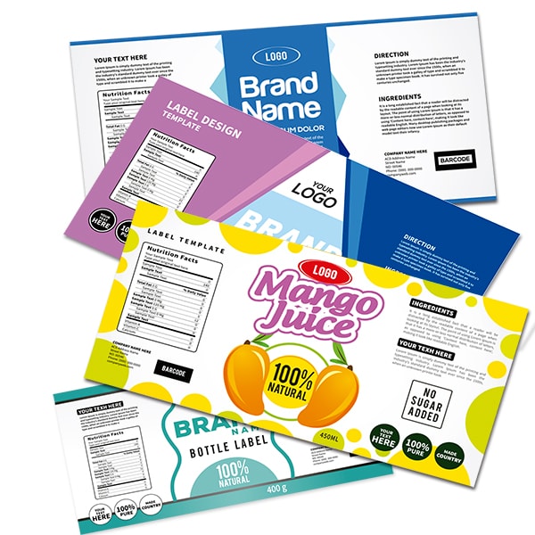 etiqueta couche semigloss