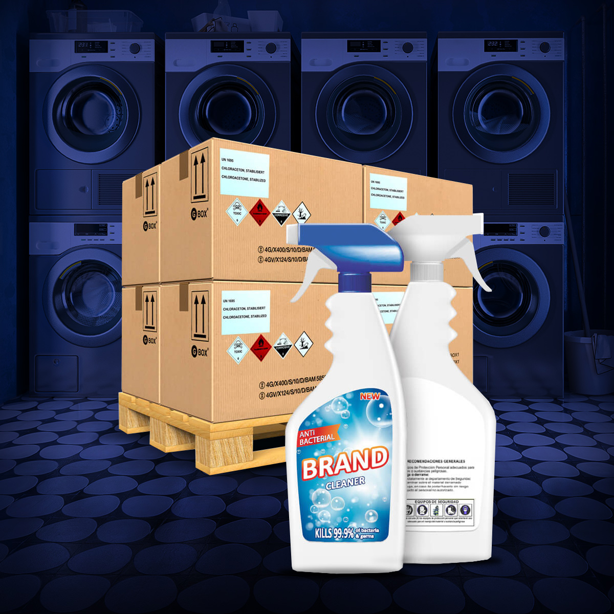 etiquetas de empaque para productos de limpieza