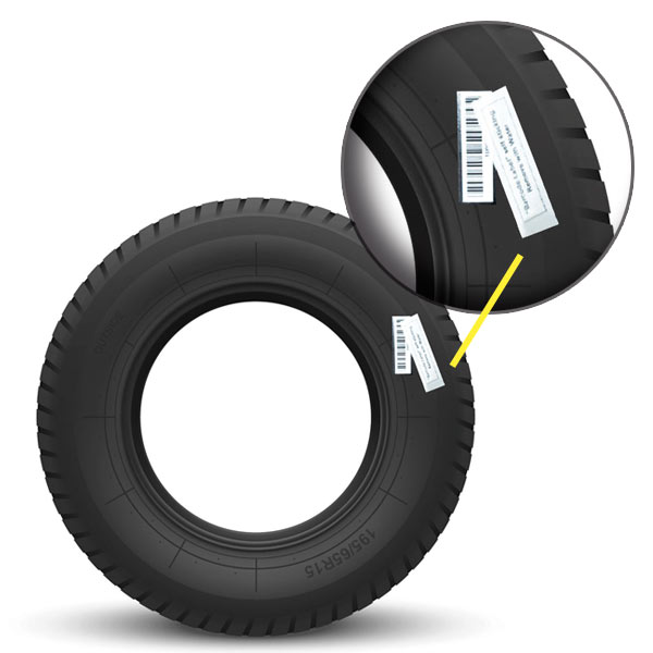 etiquetas poliester blanco mate