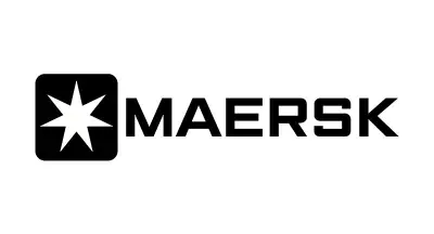 Logotipo de Maersk, cliente de Garín Etiquetas para etiquetas de embalaje y logística